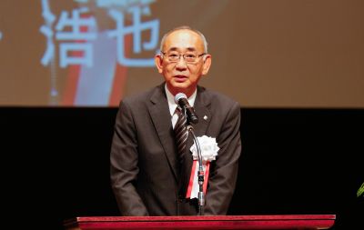 日事連会長 上野浩也